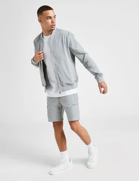 Mens Traveller Cargo Pantaloncino - Grigio, grigio grigio Uomo taglia S - BELIER - FashionsVida