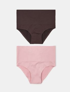 Slip modellanti senza cuciture a vita alta 2 pack - multicolor
