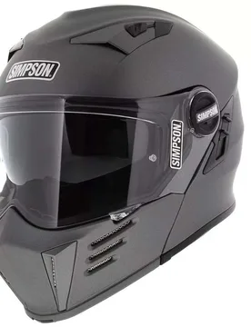 Casco Moto Modulare DARKSOME 22.06 MY Grigio Opaco taglia 2XL - Simpson - FashionsVida
