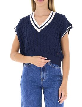 Maglione smanicato BLU NAVY S