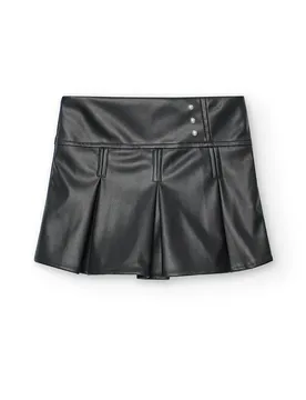 Boboli Gonna Synthetic Leather Black 14 Anni