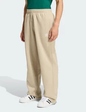 Pantaloni Trefoil Essentials Open Hem XL Stone Khaki - Adidas - FashionsVida