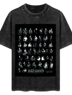 JAZZ GIANTS SAX,Coltrane,Young,Getz,Shorter,Pepper,Garbarek,Desmond T-Shirt Anti-Perspiration Workout Top - Aliexpress - FashionsVida