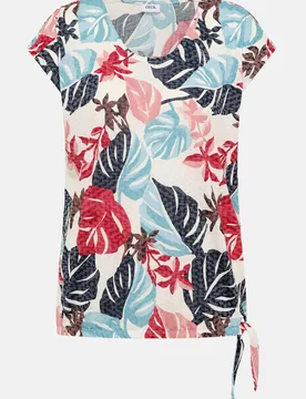 T-Shirt in Ausbrenner-Optik Mehrfarbig L - CECIL - FashionsVida