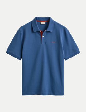 Gant Piqué Poloshirt Blau XXL