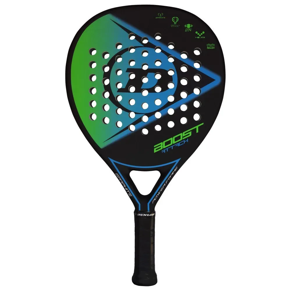 Boost Attack Padel Racket Black / Silver One Size - Dunlop - FashionsVida