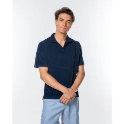 Polo turco de hombre en azul oscuro