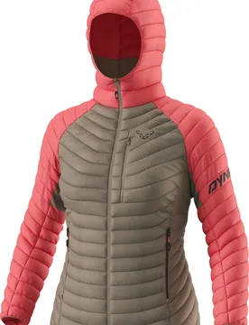 Doudoune de ski de randonnée en duvet d'oie - Radical Down RDS W Hood Jkt Cabana - Taille M - Rose - Dynafit - FashionsVida