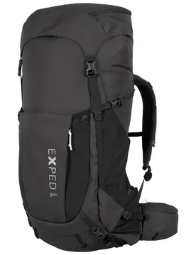 Sac à dos de trekking - Ridgeline 55 Black - Taille L/XL - Noir - Exped - FashionsVida