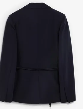 Blazer de mujer cruzada con cinturón ajustable a tono - Scalpers - FashionsVida