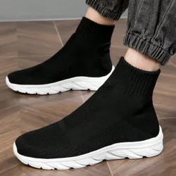 Nuevas Llegadas De Primavera/verano De Zapatos Calcetines Para Hombres, Zapatos Casuales De Color Sólido