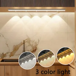 Pieza Luz con sensor de movimiento LED inteligente, decoración del hogar Lámpara de tira con forma de ojo de gato ultra delgada, luz recargable auto