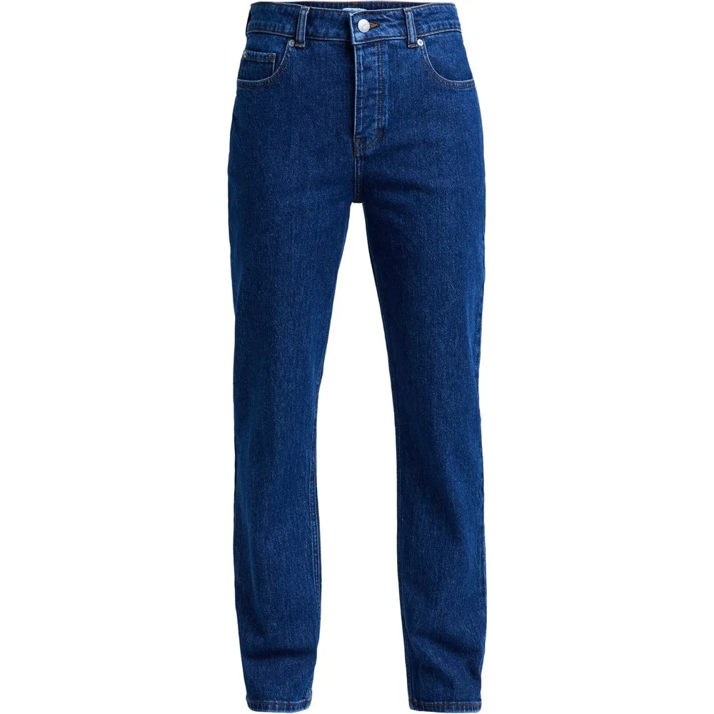 Vaquero de corte recto de mujer Moonrise Long Mid Ocean Blue - Roxy - FashionsVida