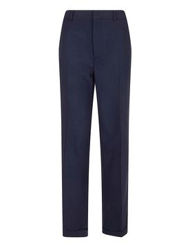 Pantaloni dritti in tessuto