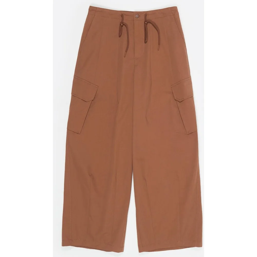 Pantalones anchos de mujer cargo algodón - Bimba y Lola - FashionsVida
