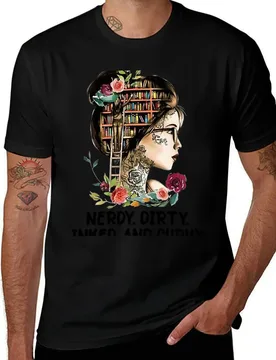 N e r d y Di r ty In k ed A nd Cu r vy S h ir t T-Shirt Basic Solid Color Short Sleeve Cotton Top - Aliexpress - FashionsVida