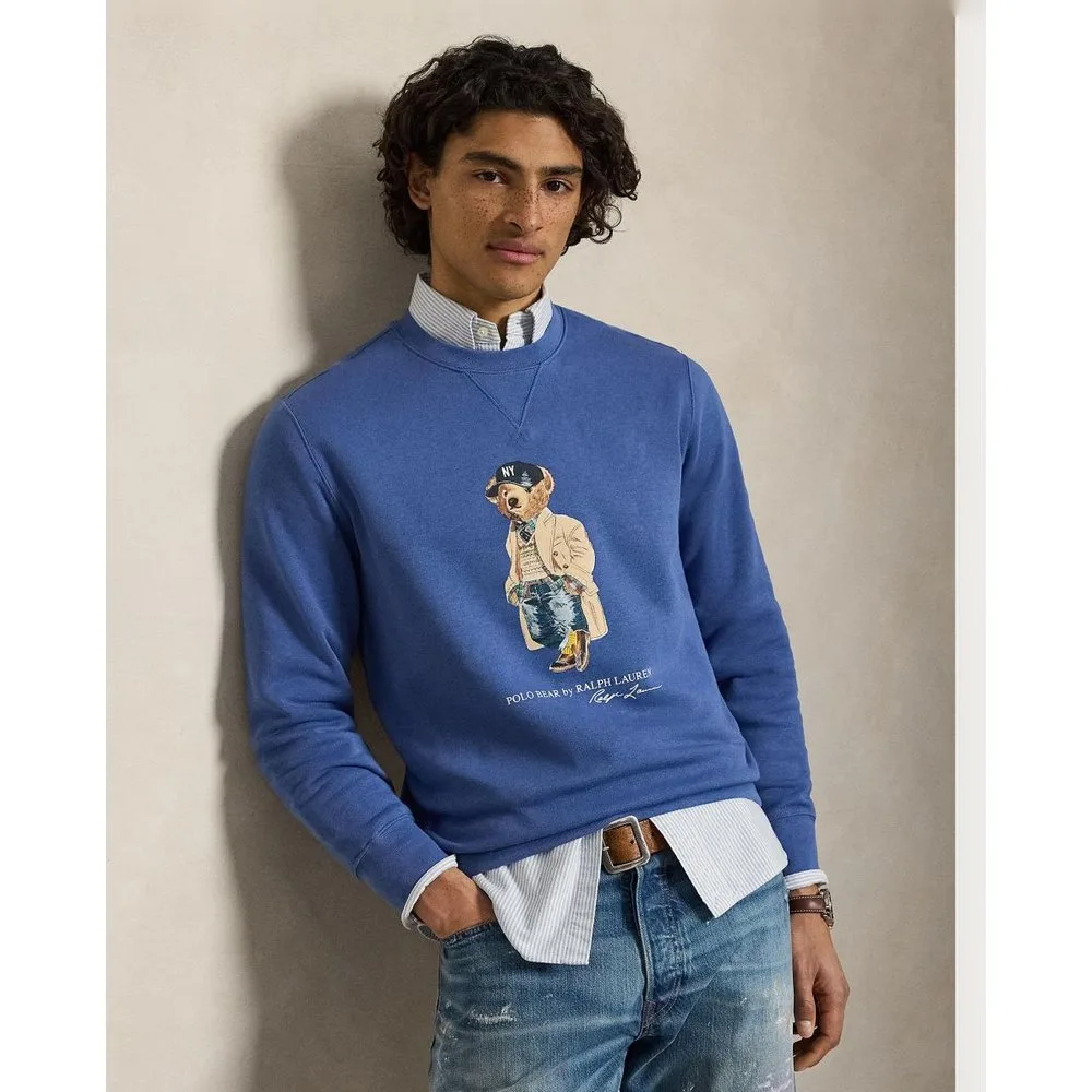 Sudadera de hombre de algodón con Polo Bear - Polo Ralph Lauren - FashionsVida
