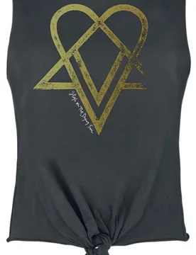 Top - Amplified Collection - In Trenodia - S bis XL - für Damen - Größe M - charcoal - Lizenziertes Merchandise! - Frauen - female - HIM - FashionsVida