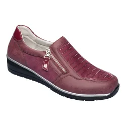 Komfort-Halbschuh „Irene“ 37 rot