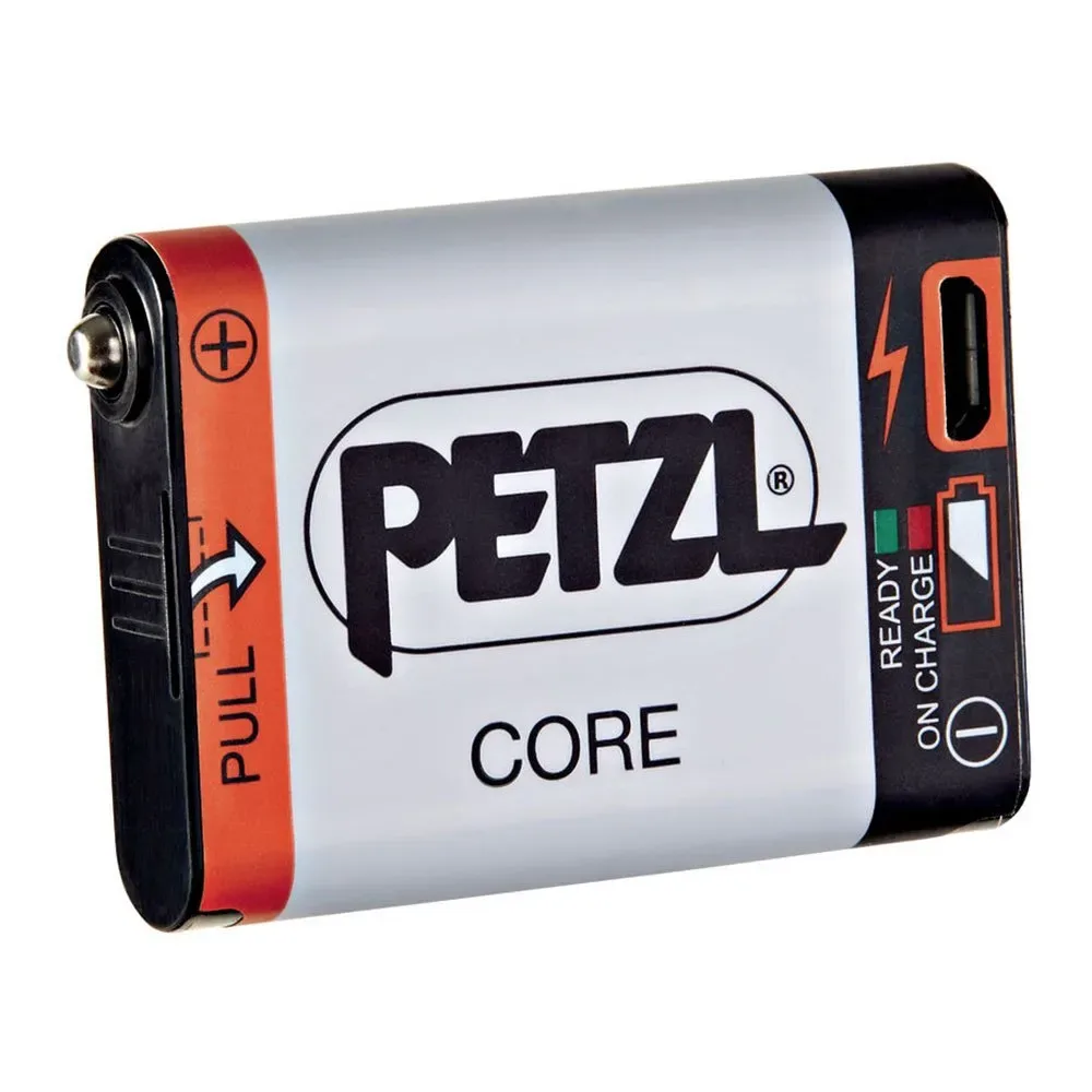 Batteria Core Lithium Black / White / Orange - Petzl - FashionsVida