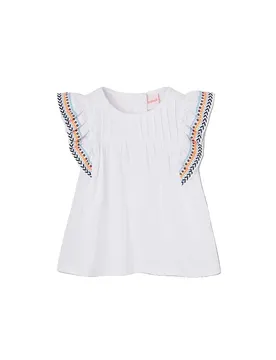 Boboli Blusa Senza Maniche 03030 White 7 Anni