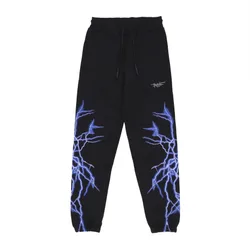Pantalone Tuta Leggero Uomo New Lightning Pant Black/blue