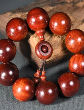 Mm High-Density Old African Pterocarpus Santalinus Beads Bracelet with Gourd Pendant (Prayer Beads Gift) - Aliexpress - FashionsVida
