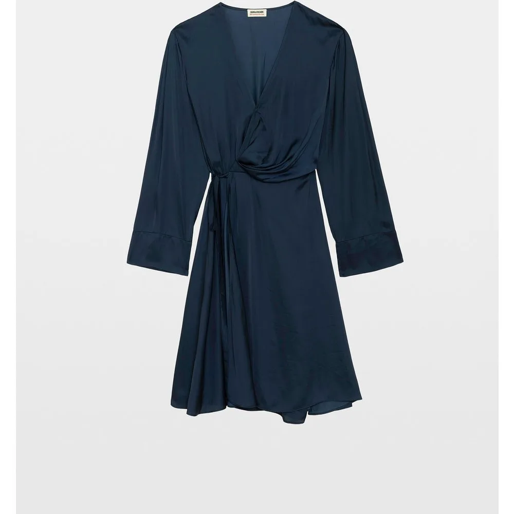 Zadig & Voltaire - Vestido corto de satén con alas de strass - Zadig & Voltaire - FashionsVida