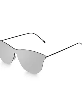 Lunettes De Soleil Polarisées Arles Metal Gold Temple Space Flat Revo Silver/CAT3 unisex - Paloalto - FashionsVida