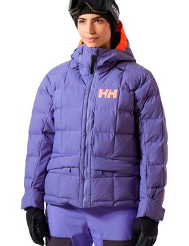 Emiko ridable puffy chaqueta esquí mujer Morado (XL)