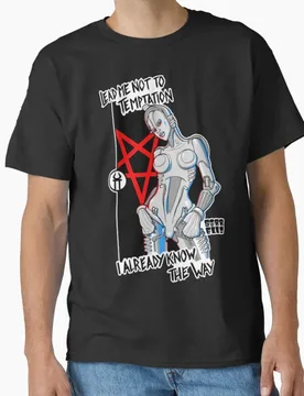 Hel_ Temptation Retro sci fi Metropolis Fritz Lang Movie germany cinema Short-sleeve crewneck T-shirt large size Adult Tops - Aliexpress - FashionsVida