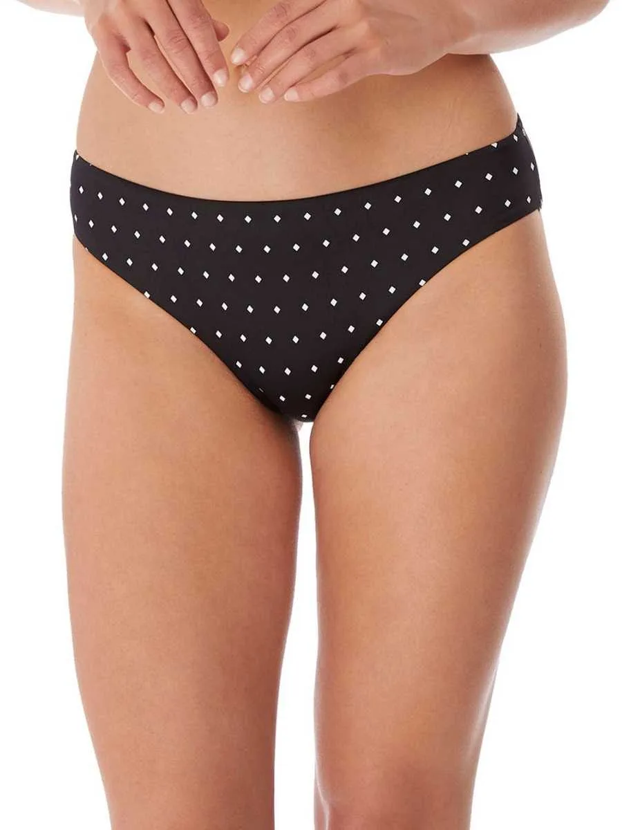 Womens Jewel Cove Bikini Brief - Black Polyamide - Size Small - Freya - FashionsVida
