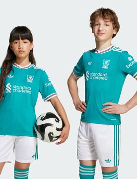 Maglia Third Liverpool FC 25/26 9-10A Sea Green