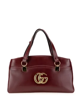 Large Leather Arli Shoulder Bag - Gucci - FashionsVida