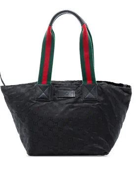 GG Canvas Web Tote - Gucci - FashionsVida