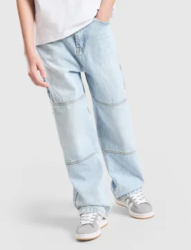 Jeans Rever Junior - Blu, blu blu Bambino taglia 13-15Y - Unlike Humans - FashionsVida