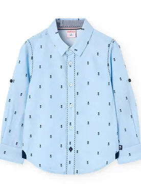Boboli Camicia A Maniche Lunghe Printed Pineapple Print 4 Anni