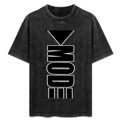 MODE T-Shirt Abstract Pattern Print Top