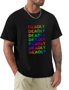 Deadly rainbow #2 T-Shirt Classic Basic Casual T-Shirt - Aliexpress - FashionsVida