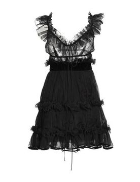 Minivestido Mujer Negro 36 Mujer