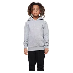 Felpa Con Cappuccio Basic Heather Grey 158-164 cm