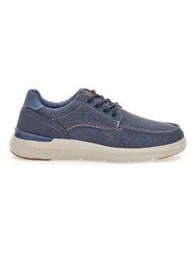 Sneakers da uomo blu in tessuto YH25096 42