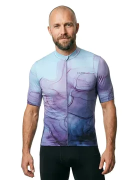 Maglia A Maniche Corte Cmpt Artline Blue / purple - CUBE - FashionsVida