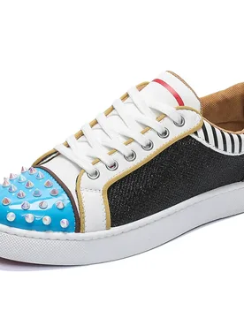 Designer Studded Red Soled Man's Shoes Fashion Men's Sneakers and Casual Shoes Luxury Comfort Shoes for Man Zapatillas De Hombre - Aliexpress - FashionsVida