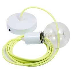 Cables Suspension Luminaire Rf10 1 M Neon Orange / White One Size