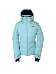 Chaqueta de esquí para mujer Seamless Down azul claro 36