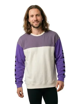 Sweat-shirt Docked Crew Purple S - Mystic - FashionsVida