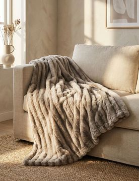 Coperta a coste - grigio medio