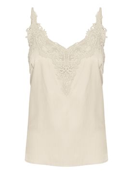 Cream Top 'Anna' beige