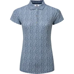 FootJoy Polo Animal Print, blau s